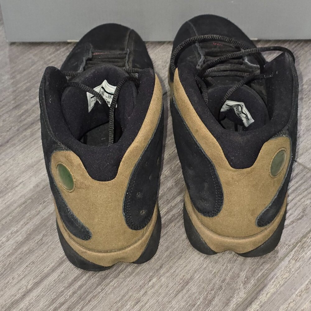Nike AIR JORDAN 13 RETRO Black / Olive Basketball Shoes 11 Sneakers 414571 006 - Picture 5 of 9
